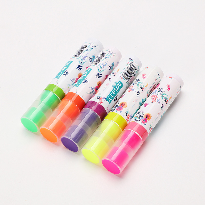ปากกาเน้นข้อความรูปทรงน่ารัก เขียนสบาย HL-017